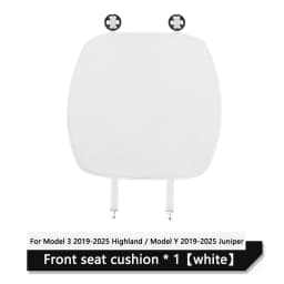 Car Ice Silk Seat Cushion Cover For Tesla Model 3 / Y Juniper 2019-2026 Breathable Comfortable Seat Pad Car Interior Accessories