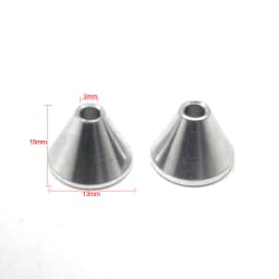 2PCS Silicone Molded Beads Aluminum Copper Jewelry Making Wax Injection Nozzle