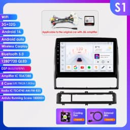Hizpo Android 14 DSP RDS Carplay 4G WIFI BT GPS Head Unit For Toyota Tacoma 2 HILUX 2005-2015 Car Radio Multimedia Video No DVD