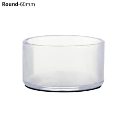 4 Pcs/Set Silicone Pads Transparent Table And Chair Leg PVC Caps Round Bottom Foot Cover Non-slip Furniture Floor Protector Pads