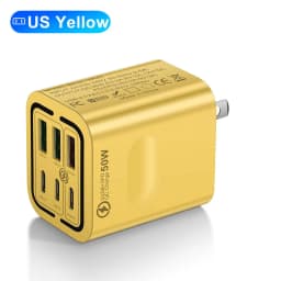 Total 100W 6 Ports Fast Charging EU/US/UK Plug Wall Charger For iPhone Samsung Xiaomi Huawei USB Phone Charger Adapter