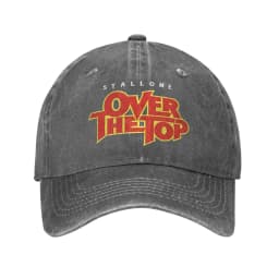 Over The Top Logo Movie Baseball Cap Lincoln Hawk Distressed Denim Washed Hat Vintage Outdoor All Seasons Adjustable Sun Cap