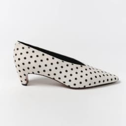 ALIAS MAE 2026 Early Spring New Spotted Horsehair Pointed Low Heel Women's Shallow Mouth Casual Versatile Single Shoes