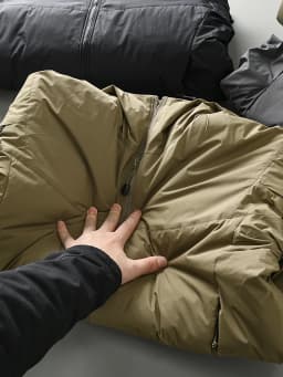 Tech Cotton Three-Proof Fabric Outdoor Hooded Cotton Jacket Men's Winter Casual Loose Fit Basic Popular Color Coat