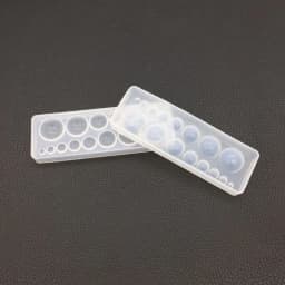 Transparent Silicone Round Sphere Mould Resin Casting Mould DIY Resin Decorative Craft Jewelry Making Mold Resin Molds