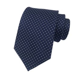 New 8CM Mens Tie Necktie Polka Dot Solid Ties For Man Groom Groomsman Jacquard Woven Ascot Neck Tie Formal Business Party
