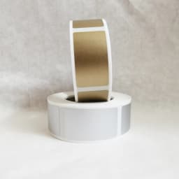 1 Roll 42*23mm Rectangle Golden Or Silvery Scratching Off Label DIY Coupon Gift Game Card Sticker Password Code Cover