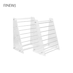 Transparent Acrylic Pendant Earring Display Stand Rod Bracelet Beads Collection Holder Rondelles Rack Trollbeads E Series Charms