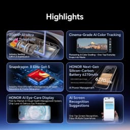 Global Version HONOR Magic 8 Pro 5G Samrtphone 12+512GB Snapdragon 8 Elite Gen 5 6.71''120Hz OLED Screen 200MP AI Cameras 100W SuperCharge Mobile Phone 2026 New
