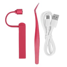 LED Lash Lamp 1W 395nm Fast Glue Curing Light and Portable Tweezers for Eyelash Extension Lash Extension Lamp Lash Tweezers Lamp