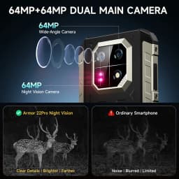 eSIM Ulefone Armor 22 Pro Rugged Phone Android 16 MTK G200 128GB/256GB Global Version Waterproof Shockproof Outdoor Smartphone