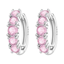 Orstarry S925 Sterling Silver Colorful Wavy Earrings Versatile Hoop Earrings For Women Jewelry Original Party Gifts