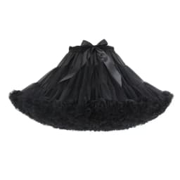ARBXD Women Tutu Skirt Solid Fluffy Tulle Princess Ball Gown Pettiskirt Ladys Ballet Party Performance Dress for Women's Clothes