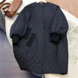Oversized Diamond Plaid Down Cotton Jacket 2025 European Women Coat Long Lightweight Cotton Jacket Winter Parka New Coat Female