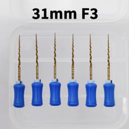 Dental Tools Gold Flexible Files Hand Endo Rotary Files Golden Endodontic Files 21/25mm NITI Endo Titanium Instrument Dentistry