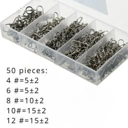 Delysia King 50/100/200 Piece Set of  Fishing connector fishing gear kit