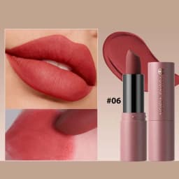 12-Color Matte Lipstick , Non-Fading, Non-Stick Cup Long-Lasting Velvet Finish, Smooth Matte Lip Color Waterproof Smudge-proof