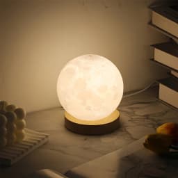 1PC Spherical Table Lamp LED Bedside Lamp Warm Bedroom Nightlight Simple Atmosphere Lamp
