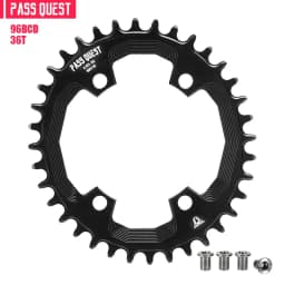 96bcd asymmetric Narrow Wide Chainring 30 32 34 36 38 40 42 Teeth Crown 96 bcd Oval Chain Ring Single For Deore Xt M7000 M8000