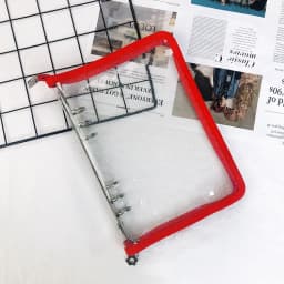 A5 A6 Zipper Binder Photo Card Collection Book Postcard Organizer Diary Notebook School Stationery