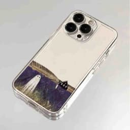 Funny Halloween Cartoon Ghost Phone Case For iPhone 17 16 15 11 12 14 13 Pro Max Mini X XS XR 7 8 Plus SE4 16E Shockproof Cover