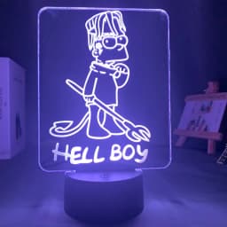 American Rapper Lil Peep Led Night Light for Home Decoration Colorful Nightlight Gift for Fans Dropshipping 3d Lamp Celebrity