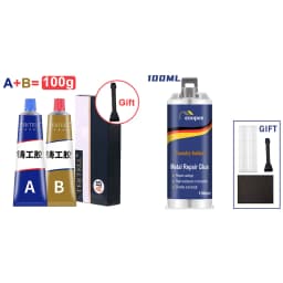 Magic Repair Glue AB Glue Metal Strong Iron Bonding Heat Resistant Cold Welding Casting Glue Durable Adhesive For Metal Items