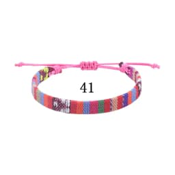 Woven Ethnic Nepal Bracelet Boho Women Men Fabric Thread Rope Hand Wrist Strap Weave Braid Wristband Luck Friendship Knot Bangle