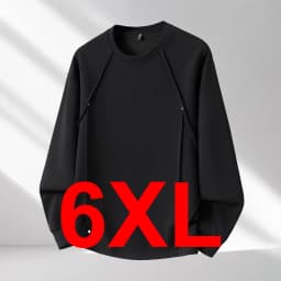 Spring Autumn Sweatshirts Men 10XL Plus Size Sweatshirt Fashion Casual Solid Color Sweatshirt Pullover Male