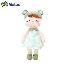 34cm Metoo Angela Dolls Soft Plush Stuffed Toy Closed Eyes Rabbit Doll Comforting Sleep Companion Bed Decor for 0-12 Years Kids