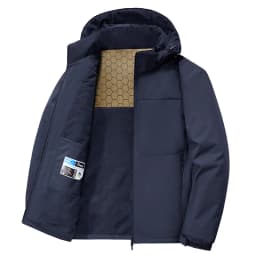 Men Waterproof Windbreaker Parkas Winter Thick Parkas Jacket Men's Thick Warm Snow Parka Male Loose Overcoat Hooded Parkas Coat