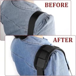 2Pcs Breathable Backpack Shoulder Strap Pad Cushioning Removable Shoulder Pad Non-slip Multifunctional Shoulder Liner Outdoor