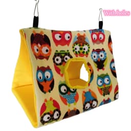 Triangle Bird Cage Parrot Plush Nest Pet Parrot Nest Budgie Warm Winter Hammock Cage House Hut Tent Bed Hanging Cave Pet Product