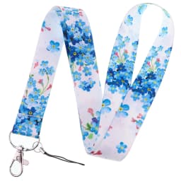 LB3010 Pink Love Neck Strap Lanyard for Key ID Card Cell Phone Straps USB Badge Holder DIY Neck Strap Hang Rope Rainbow Keychain