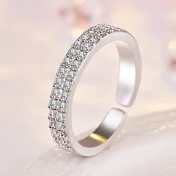 925 Sterling Silver Ring Sparkle Zircon Luxury High Quality for Women Rings Wedding Fine Jewelry Accessories Party Gift