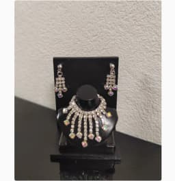 Need 15days process time New Handmade Toy necklace Earrings Crystal diamond accessories for your 1/6 scale BB FR dolls BBMOD32
