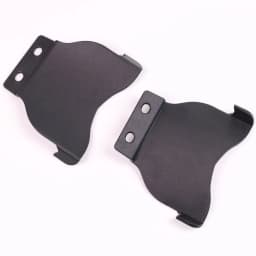 6PCS/LOT Black Plastic Light Weight Comfortable Paddle Mount Clip For OWB Holsters Sheaths Mounting Hardware Included