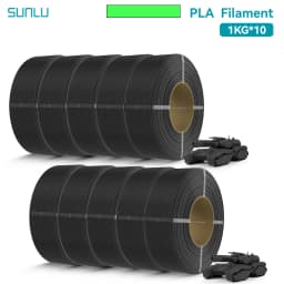 SUNLU 10KG PLA/PLA PLUS Filament 1.75mm 1KG Without Tray 3D Printer Filament for 3D Pen & Refill Filament