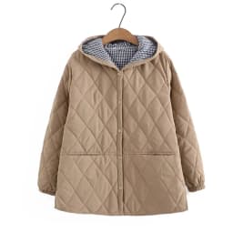 Oversized 7XL Cotton Jacket For Women's Autumn Winter Loose Casual Hooded Coat Female Thicken Cotton-padded Parkas Overcoat
