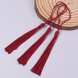 30pcs 13cm Hanging Rope Polyester Tassel Fringe Soft Flossy Tassel For DIY Bookmark Keychain Pendants Jewelry Making Accessories