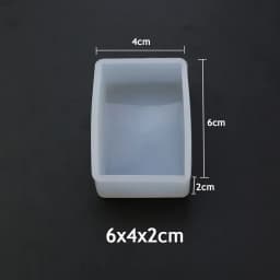 JCD Cuboid Cube Resin Mold Crystal Epoxy Silicone Mold Diy Candle Mold Square Rectangular Casting Tools Accessories