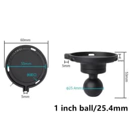 Ball Adapter for Apple MagSafe Charger for Iphone 12,13,14 series with B size Ball or C Size Ball for Ram Mounts