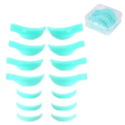 7 Pcs Silicone Eyelash Perm Rods, 3D Lash Lift Shields Pads Sticky Curler Tool, for Natural Curling Makeup Beauty Essentials