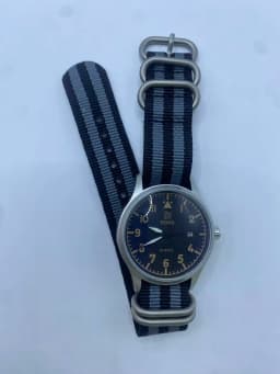 2026 Classic Pilot Quartz Men Watch Brown Leather Strap Retro Casual Business Daily Wear
