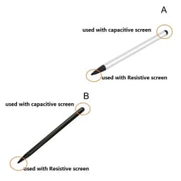 1/2/3pcs Universal Tablet Pen Phone Capacitive/Resistive Stylus Pen For IPhone Ipad Android All Touch Screens Rubber Stylus Pens