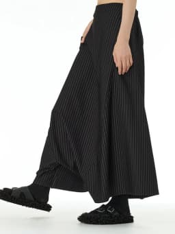 [EAM] High Elastic Waist Army Green Brief Big Size Cross Pants New Trousers Women Fashion Tide Spring Autumn 2026 1DJ0040