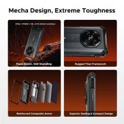 DOOGEE S300 Plus Thermal 5G Rugged Phone Thermal Imaging Dimensity 8300 6.78" 200MP AI Camera 48GB(12+36) RAM 1TB ROM 11000mAh Battery Android 16 66W Fast Charging Smartphone
