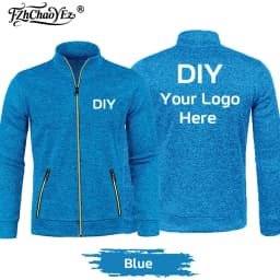 Custom DIY Logo Men's Thicker Sweatshirts Half Zipper Jacket Pullover for Male Hoody Man Hoodies Autumn Turtleneck Sweaters