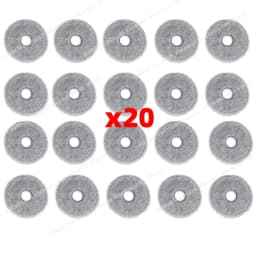 Compatible for Xiaomi Lydsto W2 / Kyvol Cybovac S60 / Blaupunkt Bluebot OMEGA / Inic IX10 Side Brush Hepa Filters Mop Parts