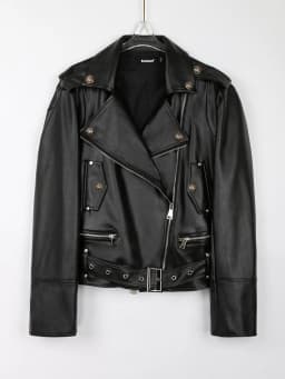 Lautaro Spring Autumn Cool Bright Green Pu Leather Biker Jacket Women Zipper Long Sleeve Luxury Designer Streetwear Fashion 2022